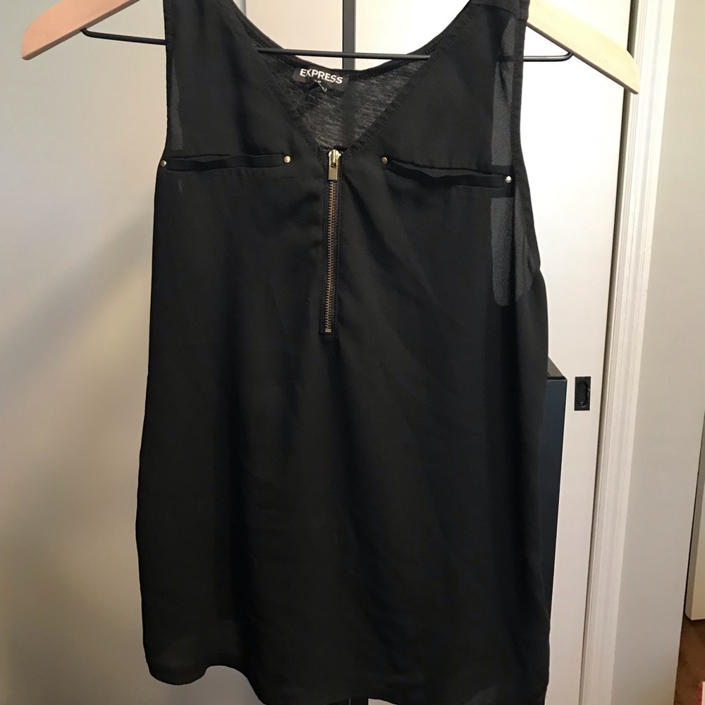 Express black work top